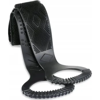 Koupelový kartáč Černý Pružný Silikonový Masážní Pás na Záda 90 cm do Koupelny