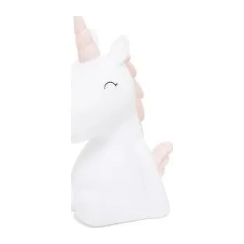 Dětsný nábytek MTM Dhink Baby Noční světlo - Jednorožec bílý růžová hříva 10 cm