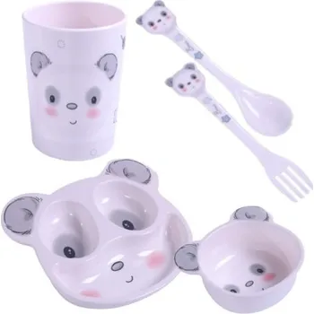 Sada dětského nádobí 5D pro děti - Panda