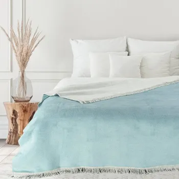 Přehoz na lůžko Deka DUO krémová