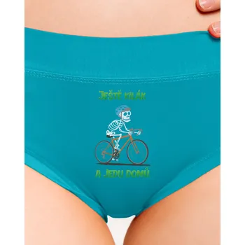 Souprava dámského spodního prádla Bastard Ještě kilák dámské kalhotky Turquoise