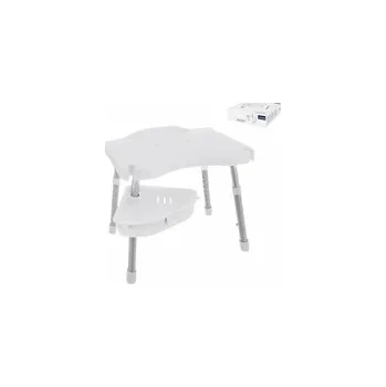 Koupelnové sedátko Stolička ORION Shelf White