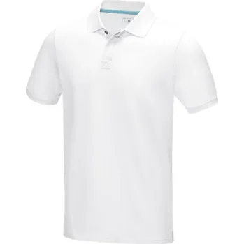 Pánské tričko Graphite pánská polokošile s krátkým rukávem z organického materiálu - Bílá, XS