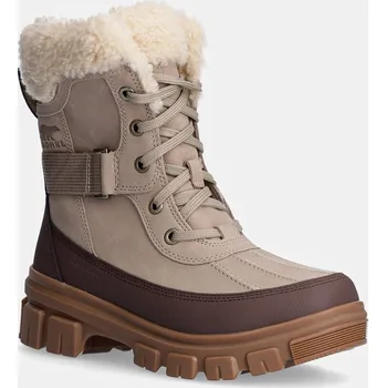 Dámská zimní obuv Kožené sněhule Sorel TORINO V PARC WP OUTDRY 2106721264 béžová 01X, EUR 37