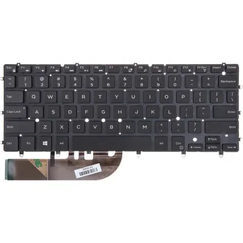 Náhradní klávesnice pro notebook KLÁVESNICE PRO DELL XPS 13 9360 9343 9350 7347 7348 7547 7548 LED DKDXH