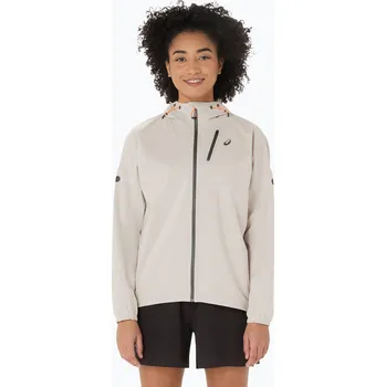 Dámská bunda Dámská běžecká bunda ASICS Fujitrail Elite Waterproof cream