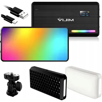 IP kamera Ulanzi LED panel VL196 - RGB, Bi-Color (2500 K - 9000 K)