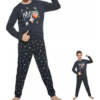 Chlapecké pyžamo CHLAPECKÉ PYŽAMO CORNETTE 593 Mars 98/104 Tmavě modrá