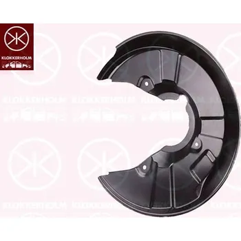 Brzdový kotouč Ochranný plech proti rozstřikování, brzdový kotouč KLOKKERHOLM 0028877