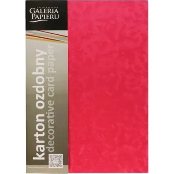 Barevný papír OZDOBNÝ KARTON A4 220G GALERIA PAPIERU 20 KS PERLEŤOVĚ RŮŽOVÝ