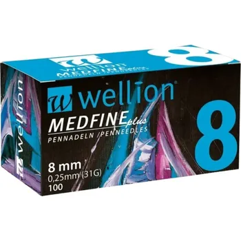 Wellion Medfine 31G x 8vmm 100 ks inzulinová pera