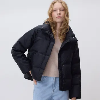 Reserved - Prošívaná péřová bunda - černý - 471IA-99X - 471IA-99X-XL