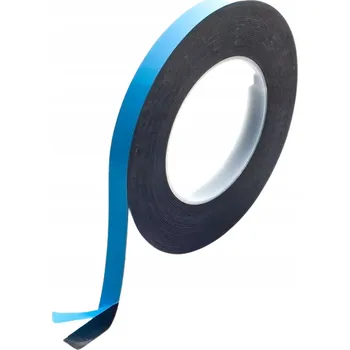 Lepicí páska Oboustranná montážní páska černá 12mm/1m