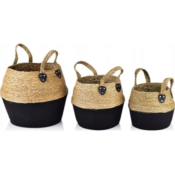 Obraz Univerzální koš z mořské tráva, hnědý