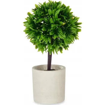 umělá květina UMĚLÝ OKRASNÝ KEŘ V KERAMICKÉM KVĚTINÁČI, VÝŠKA 24 CM, IBERGARDEN