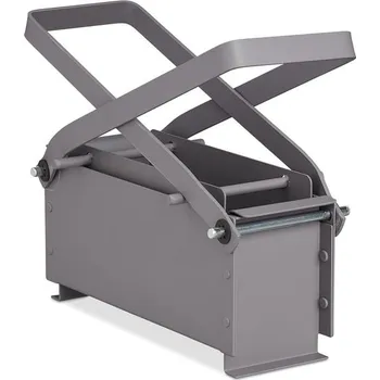 Lis na papírové brikety Relaxdays, ruční lis na brikety, na lisování starého papíru, VŠ: 24x30x12,5