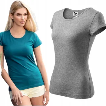 Dámské tričko Dámské vypasované tričko PURE Malfini Šedé L