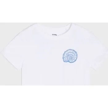 Dívčí oblečení Sinsay - Tričko s krátkým rukávem - bílá - 978EK-00X - 978EK-00X-146