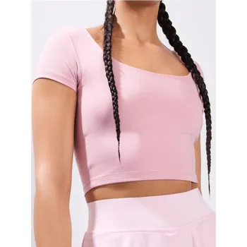 Sinsay - Crop top - růžová - 8776J-30X - 8776J-30X-XXS