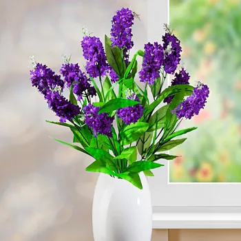 umělá květina Kytice šeříku fialová V 48 cm, průměr 25 cm