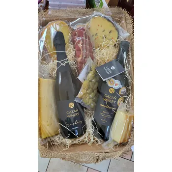 Dárkový potravinový koš Dárková krabička Silvestrovská