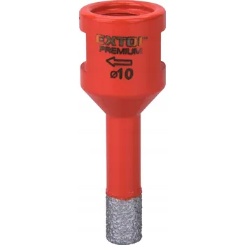 Vrták Diamantová vykružovací korunka Extol Premium (8801861), průměr 10 mm, závit M14
