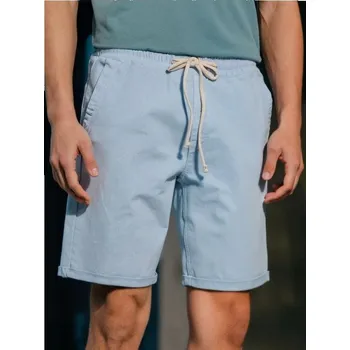 Pánské kraťasy Sinsay - Džínové kraťasy - modrá - 9864S-05X - 9864S-05X-28