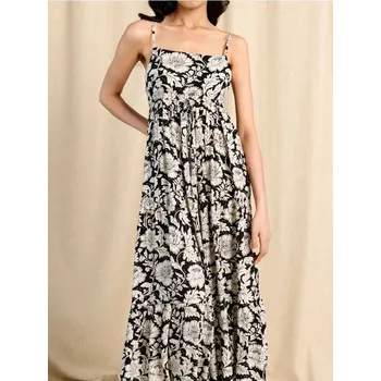 Dámská móda Sinsay - Květinové midi šaty - vícebarevná - 680AG-MLC - 680AG-MLC-XXS-1