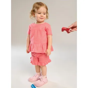 Dívčí kalhoty Sinsay - Žerzejová souprava - karmínová - 169DJ-92X - 169DJ-92X-80