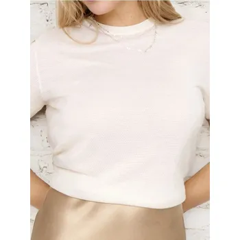 Sinsay - Svetrová halenka - béžová - 656AL-02X - 656AL-02X-XL