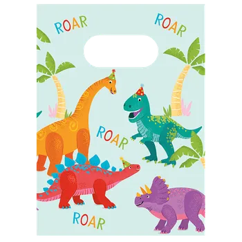Party dekorace Procos Tašky papírové Dino 4 ks