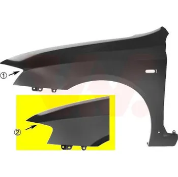 Blatník karosérie Blatník VAN WEZEL 1626656