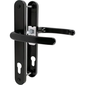 Systém vstřikování Sada dveřních klik JCP Pro z uPVC, pružinová, 92 ks, 92 mm, zadní deska 242 mm x 34 mm (rozteč