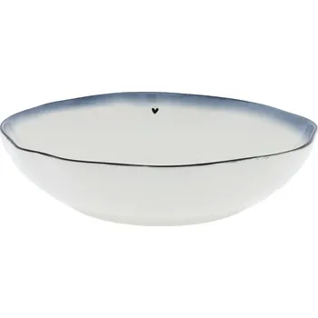 Talíř Bastion Collections Polévkový talíř IRIS BLUE, 21x5cm b510029