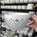 Bastion Collections Polévkový hrnek IRIS BLUE PRINT, 13cm b510030