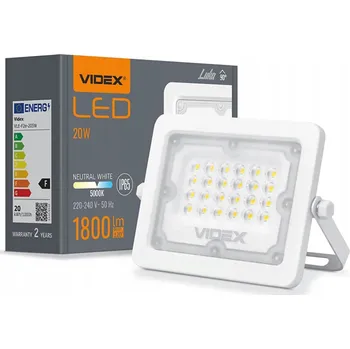 LED reflektor bílý 20W 5000K 1800lm s čočkami
