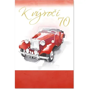 Ditipo Blahopřání - K VÝROČÍ 70.tiny, auto 6890492