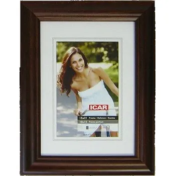 Rám na obraz Rámeček dřevěný 30x40 Icar DRL N4 tmavě hnědý r070049