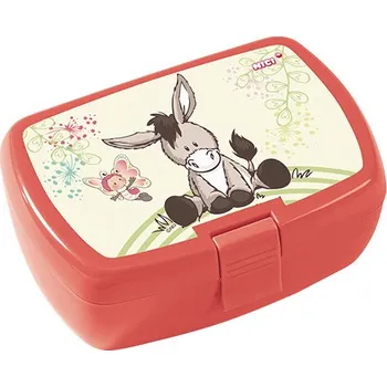 Svačinový box Nici Svačinový box dětský - OSLÍK A MOTÝL, pastelový p470013