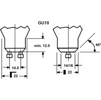 Lampička Sylvania LED žárovka SUPERIA RETRO, ES50 GU10 6 W 940 580 lm stmívatelné