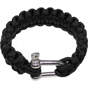 Šperk MFH Paracord kovová přezka 28183A černý S
