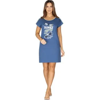 Dámská noční košile Regina Dámská noční košile Sunny day night, tmavě modrá