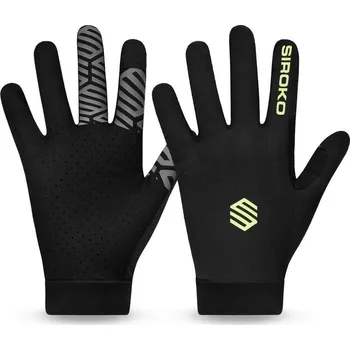 Rukavice SIROKO MTB rukavice MTB Moab Ash 2XS ČERNÁ