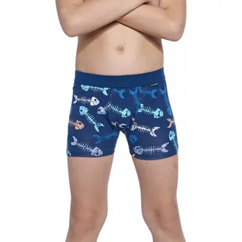 Chlapecké spodní prádlo Chlapecké boxerky Cornette 701/146 Fishbone vel. 98/104, rybí mořské kosti