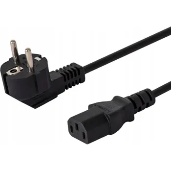 Napájecí kabel SAVIO Napájecí kabel CEE 7/7 (E/F) - IEC C13, 5 m, CL-181