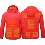 Pánská vyhřívaná bunda červená