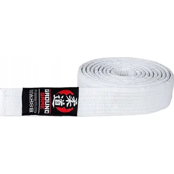 Pásek na kimono Dětský judo pás bílý K5-K6 Ground Game