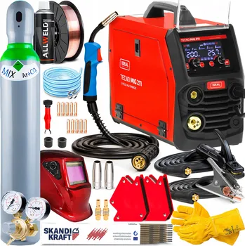 Svářečka Svářečka IDEAL TECNO MIG 211 S-PULSE MMA TIG Hliník Synergie 200A 230V