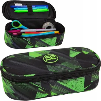 Penál Penál Coolpack Campus, vyztužený, zelený, zrcadlový F062920