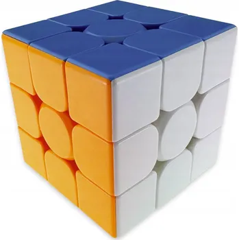 Hlavolam KOSTKA 3x3 ORIGINÁLNÍ SEŘÍZENÁ RYCHLÁ KOSTKA 3x3x3 + STOJÁNEK DÁREK